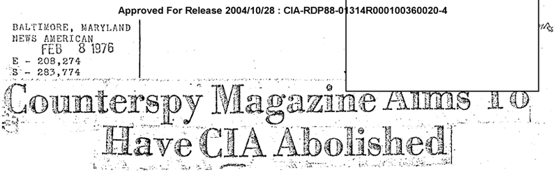 Illustration for article titled Thanks to the CIA, Issues of the Agency's Most-Hated Magazine Are Now Online